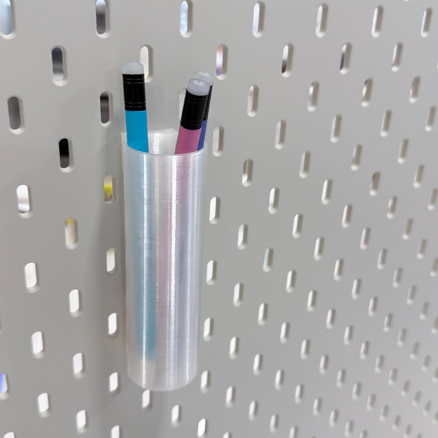 Clean-Fit Modular Storage Tubes, 3D Printed Desk Organizer, Minimalist Office Decor, Custom Workspace Storage System, Pen and Cable Holder