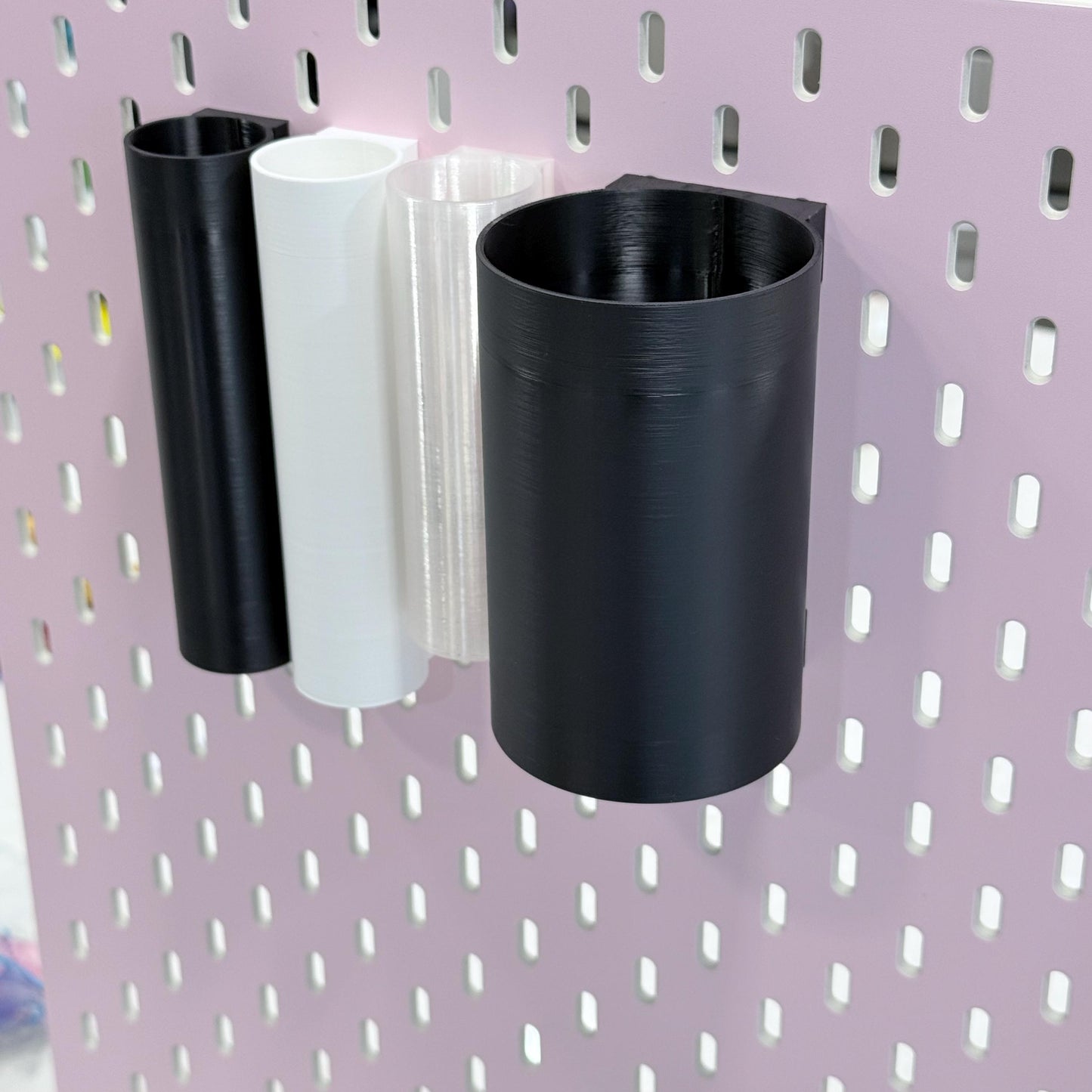 Clean-Fit Modular Storage Tubes, 3D Printed Desk Organizer, Minimalist Office Decor, Custom Workspace Storage System, Pen and Cable Holder