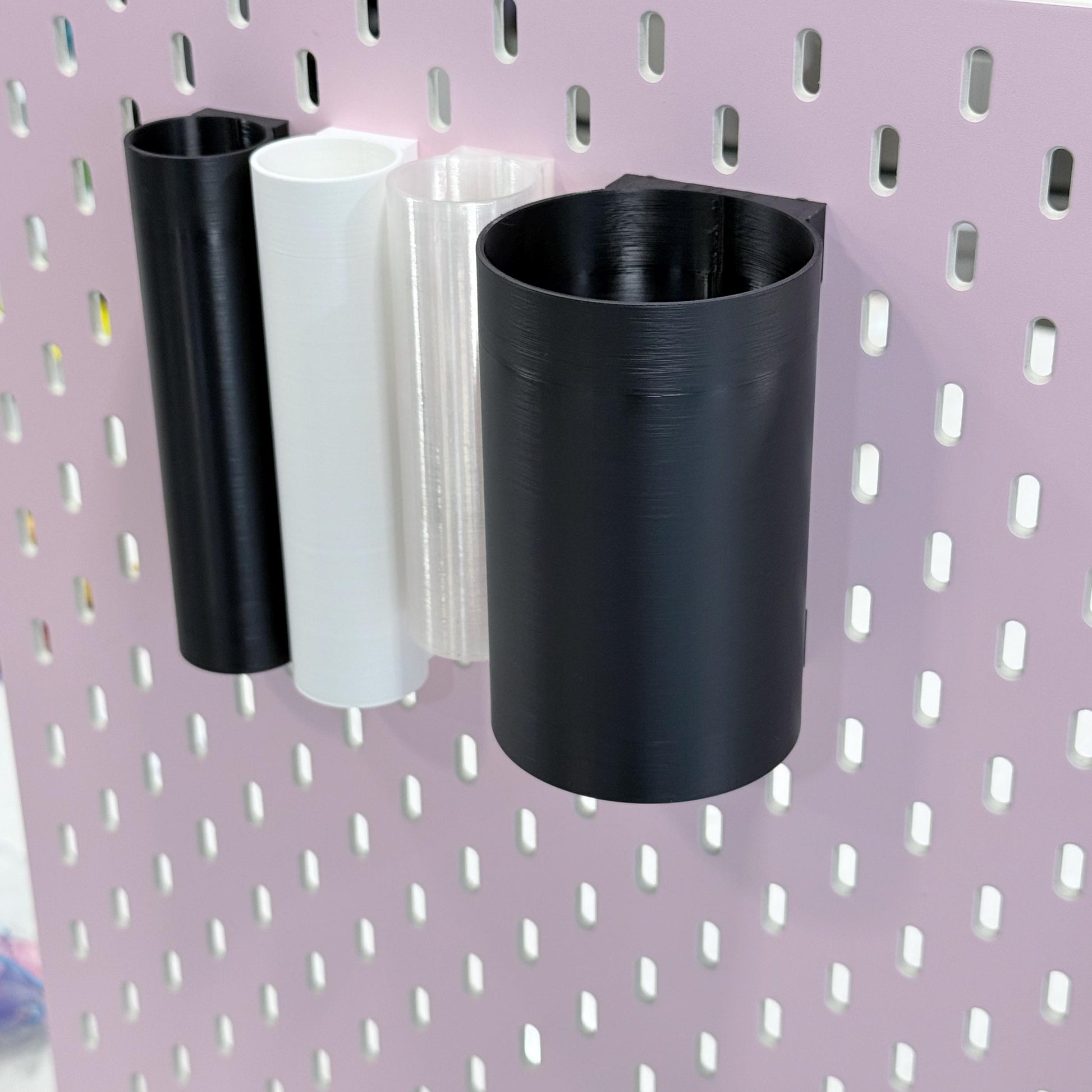 Clean-Fit Modular Storage Tubes, 3D Printed Desk Organizer, Minimalist Office Decor, Custom Workspace Storage System, Pen and Cable Holder