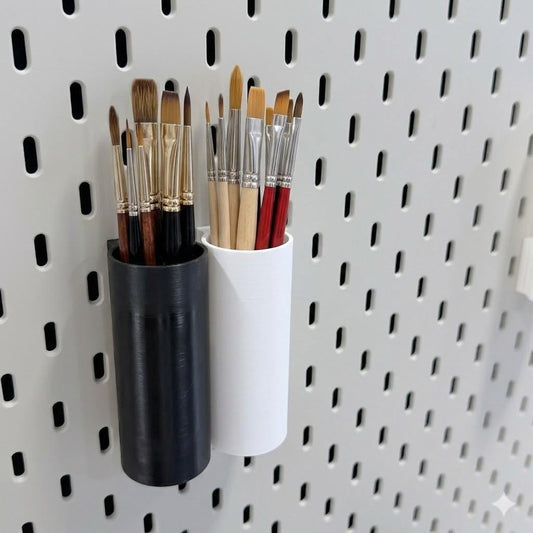 Clean-Fit Modular Storage Tubes, 3D Printed Desk Organizer, Minimalist Office Decor, Custom Workspace Storage System, Pen and Cable Holder