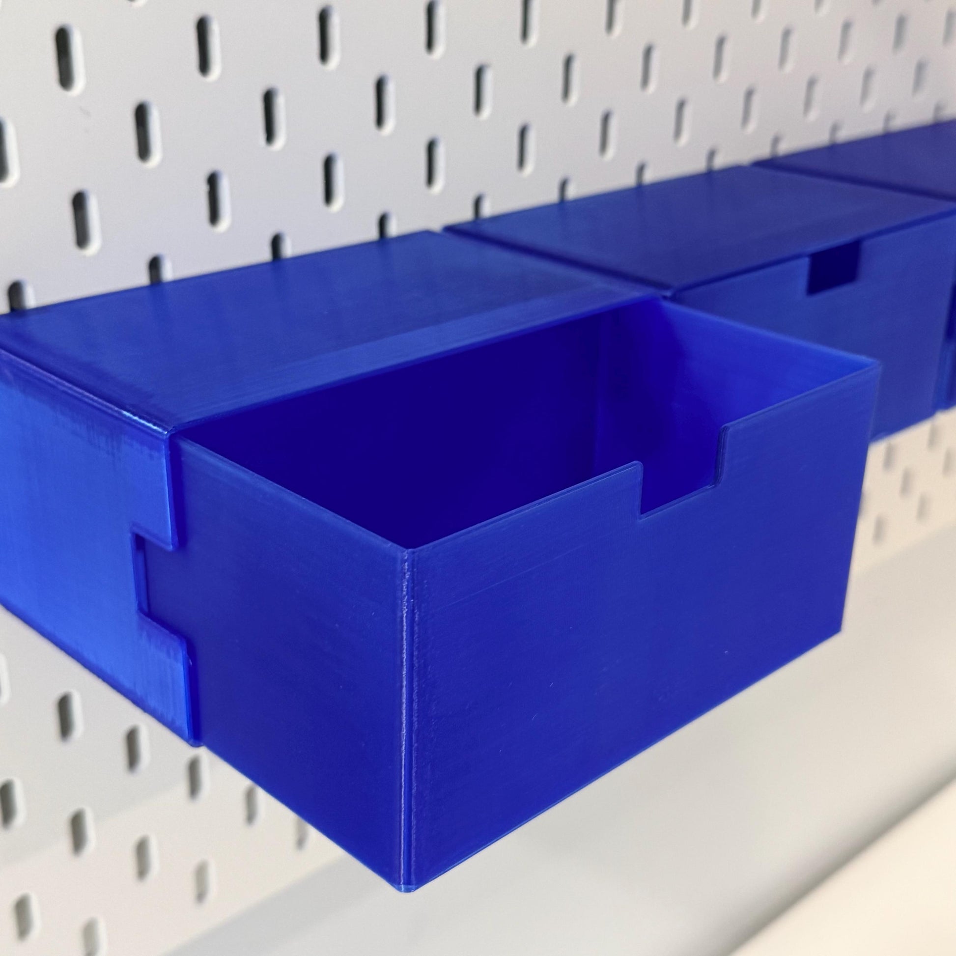 IKEA SKÅDIS Pegboard Drawers - Modular Stackable Storage Organizer - Custom Sizes & Colors - 3D Printed - 30+ Colors