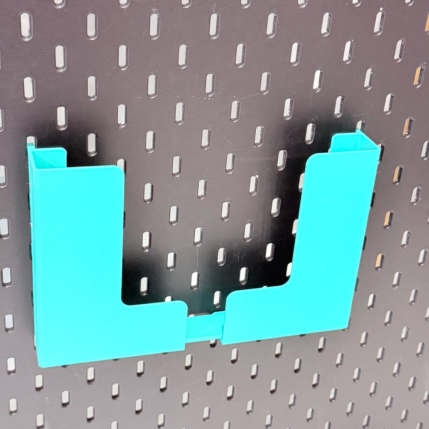 Adjustable Paper & Tablet Holder for IKEA SKÅDIS Pegboard - Document and Notebook Holder - Desk Organizer - 30+ Colors - 3D Printed