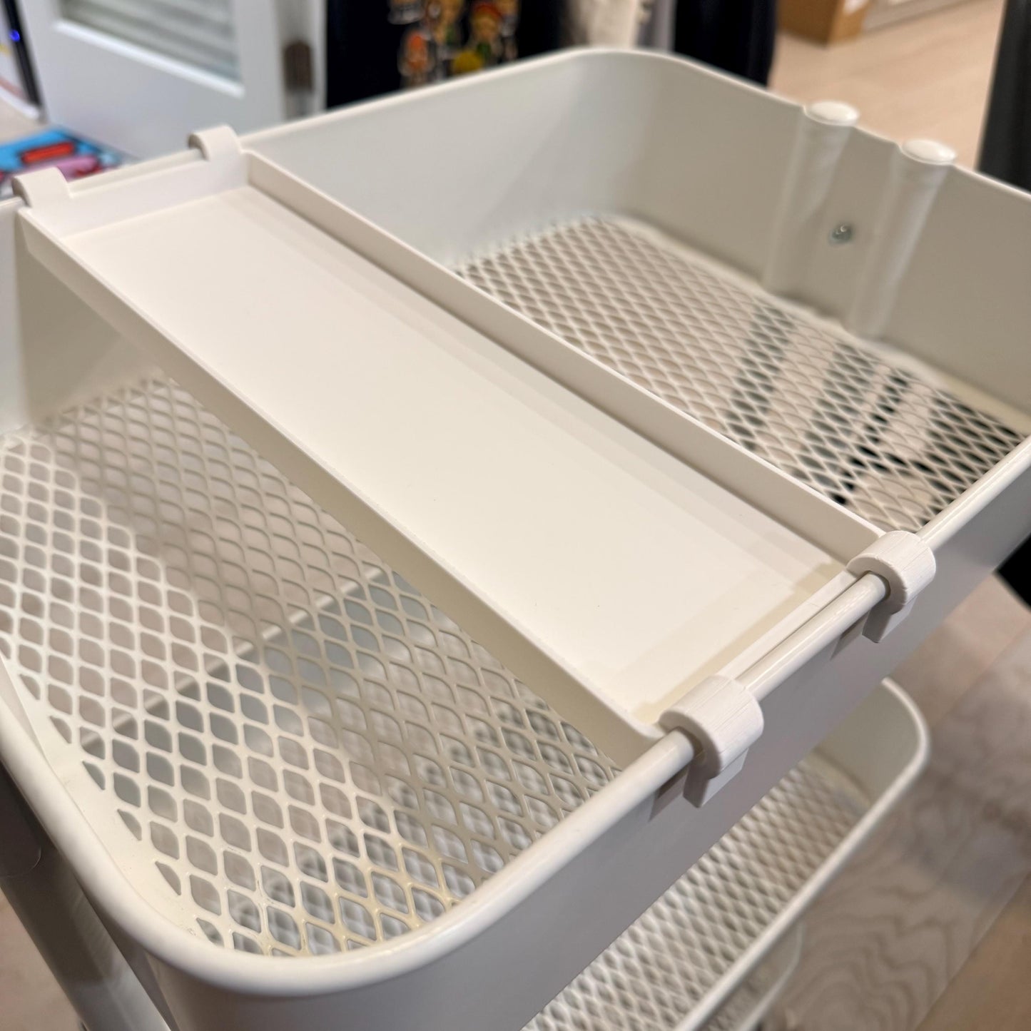 RÅSKOG Sliding Top Tray - 3D Printed Cart Organizer for Crafts, Office, Sewing - Fits 4 Cart Sizes - 30+ Colors