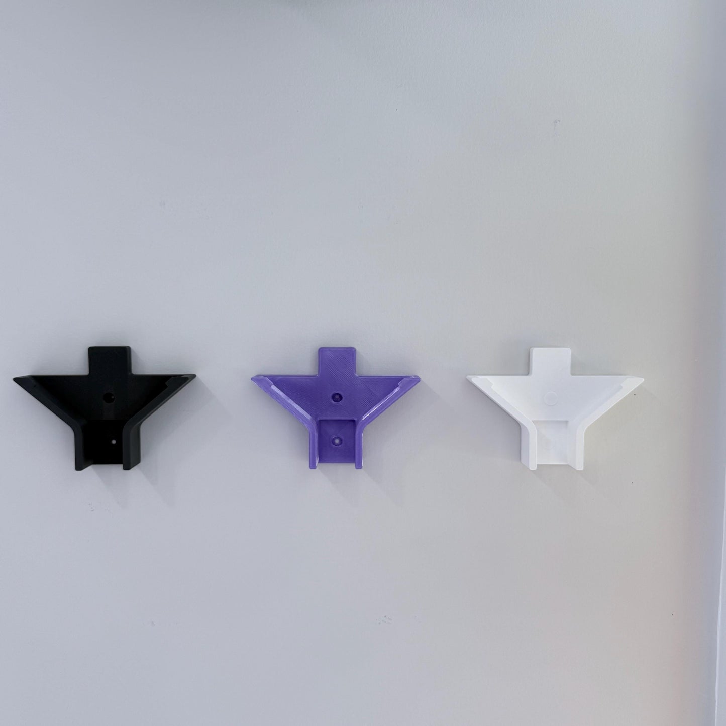 Pickleball Paddle Wall Mount - 3D Printed with Screw or Command Strip Install - Universal Paddle Fit - 30+ Colors