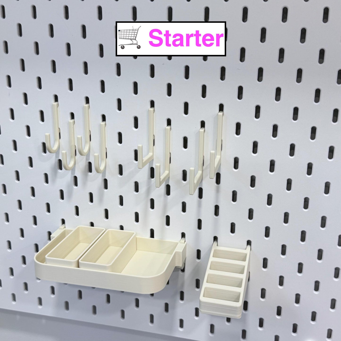 Pegboard Accessories for IKEA SKADIS