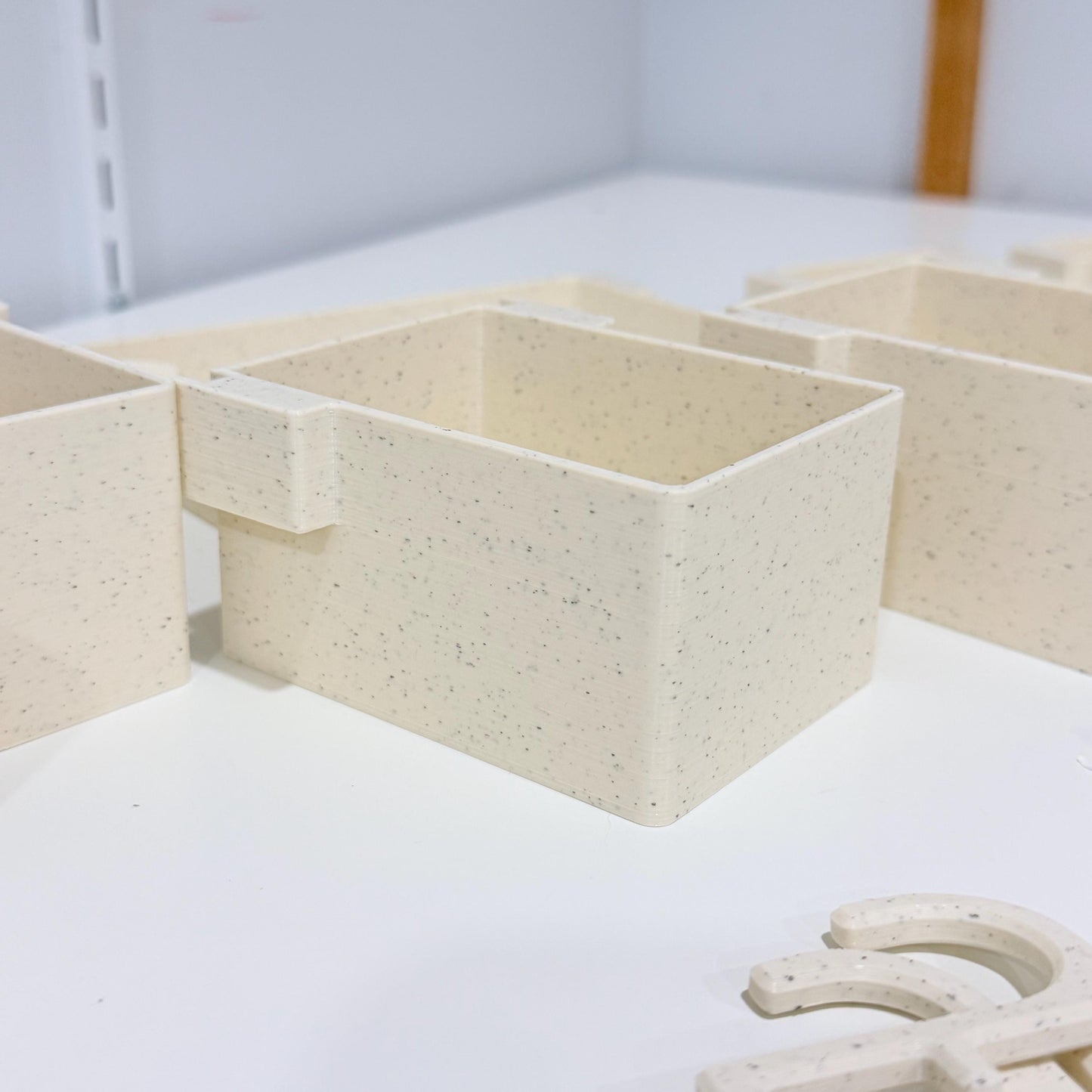 Pegboard Bins for Standard 1/4" Holes - 3D Printed Custom Sizes - Tool, Craft Room and Garage Storage Organizer - 30+ Colors