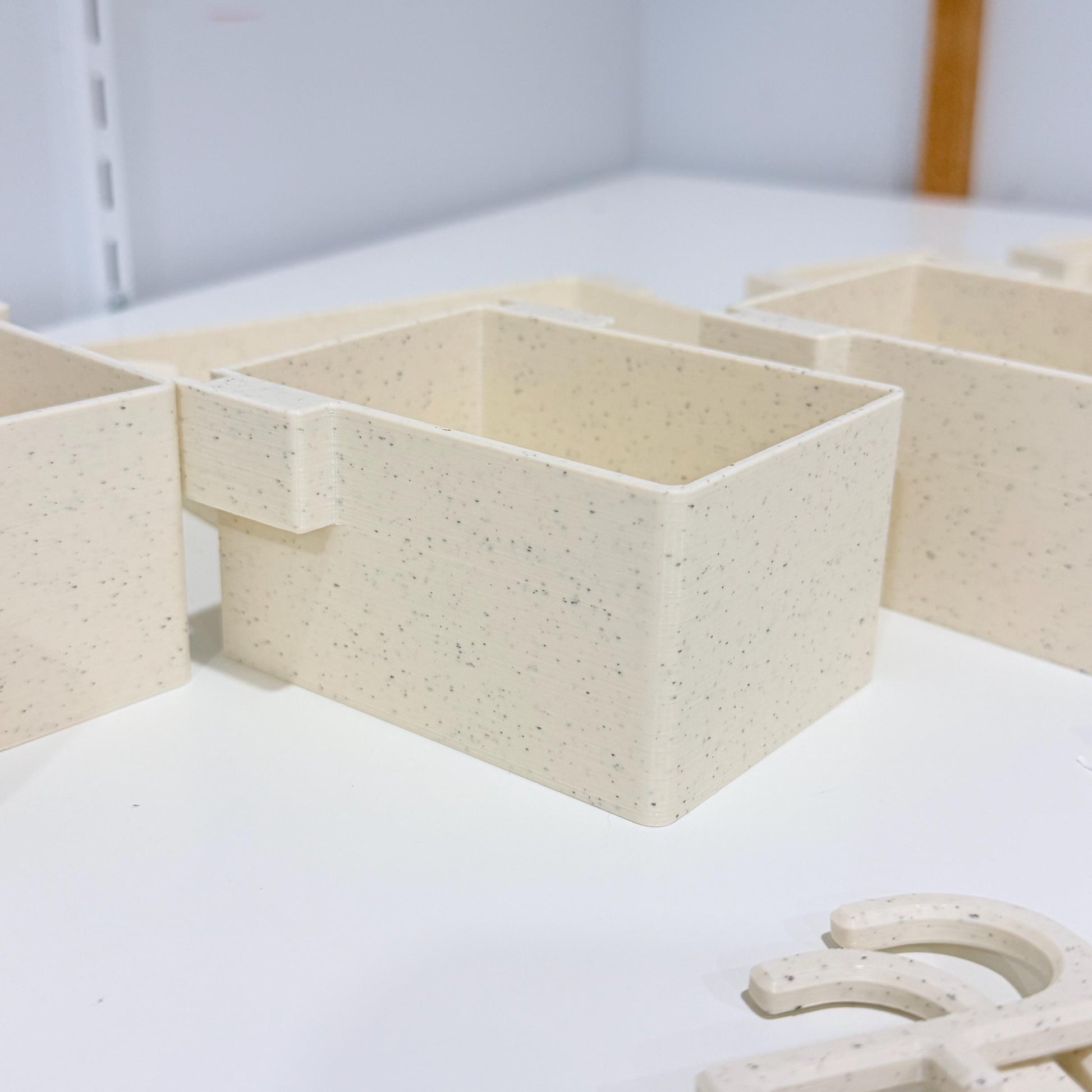 Pegboard Bins for Standard 1/4" Holes - 3D Printed Custom Sizes - Tool, Craft Room and Garage Storage Organizer - 30+ Colors