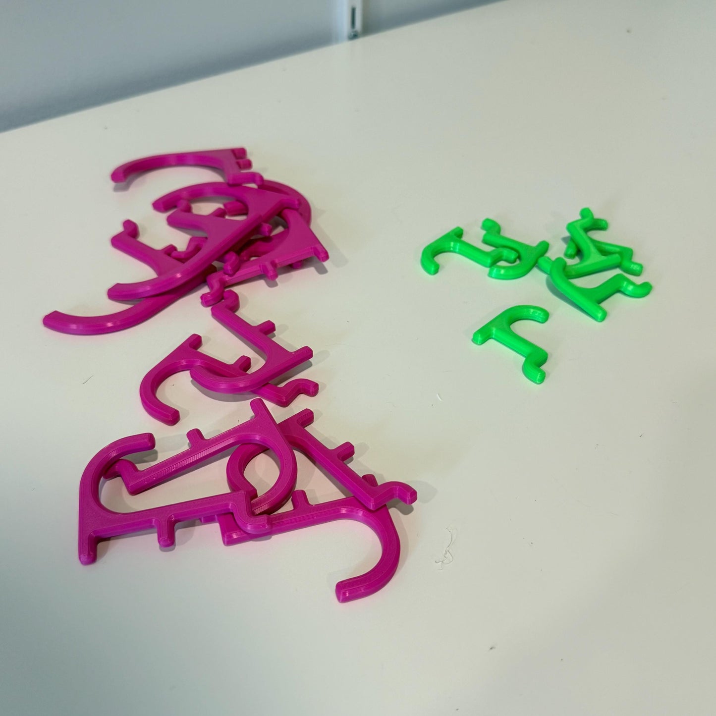 Pegboard Hooks: Multi-Purpose Durable Office, Craft Room, Kitchen Organizer - 3D Printed