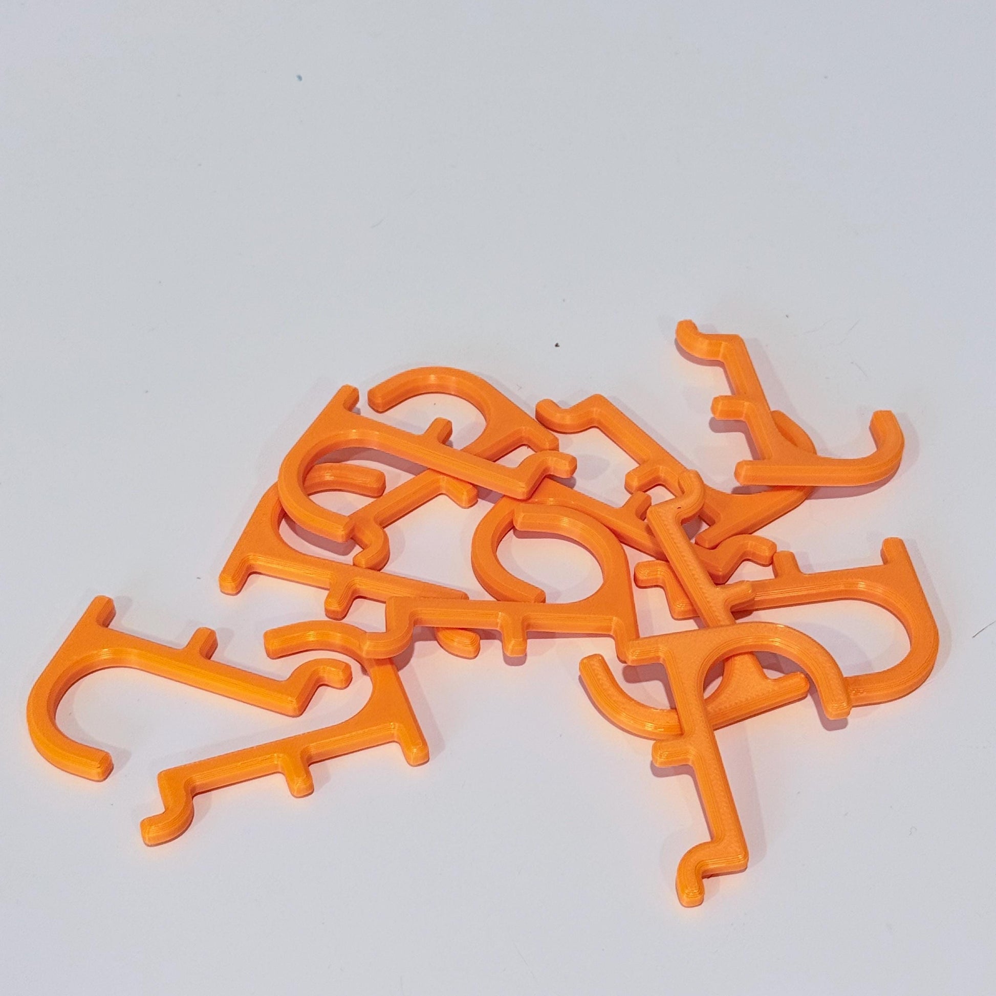 Pegboard Hooks: Multi-Purpose Durable Office, Craft Room, Kitchen Organizer - 3D Printed