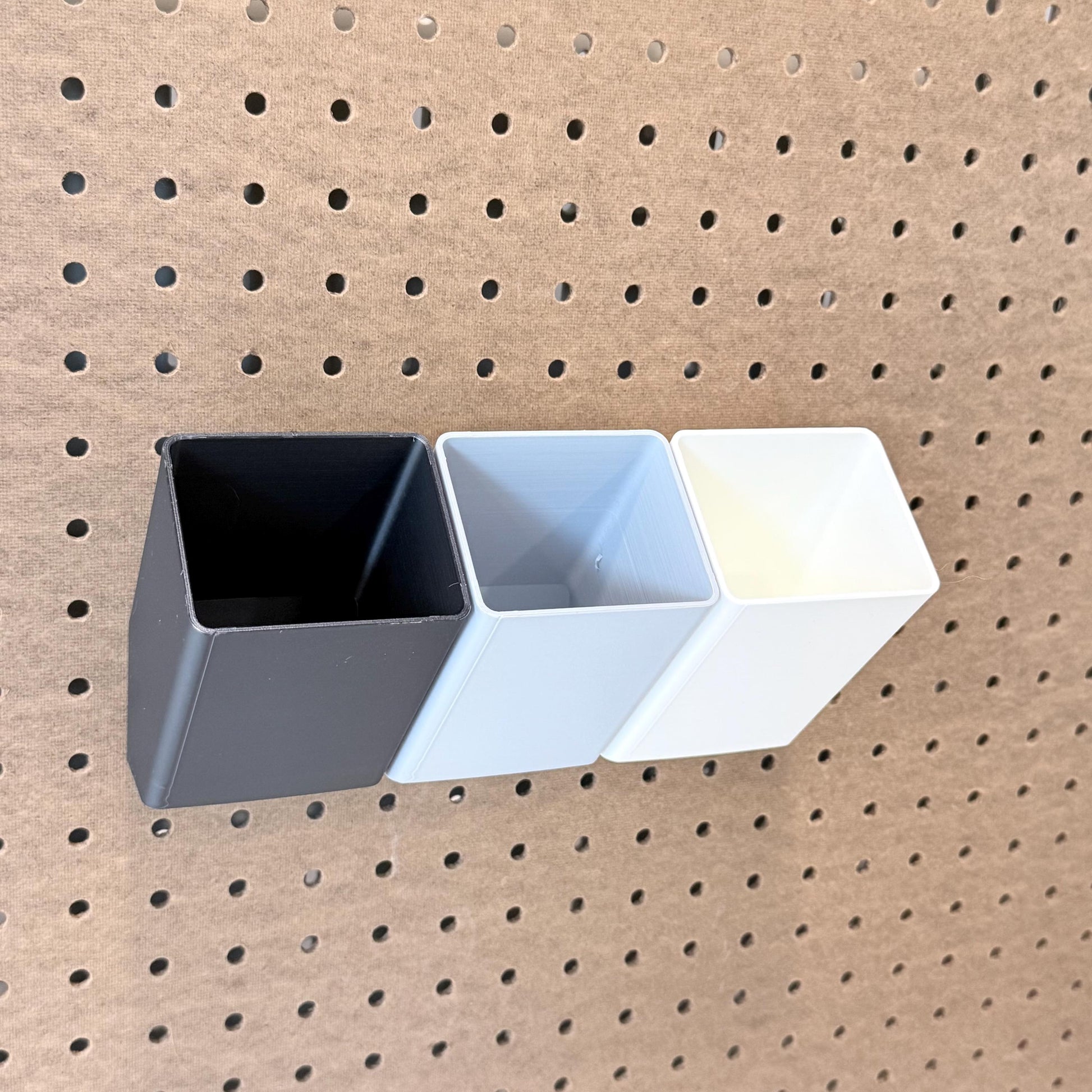 Slanted Pencil Holder for 1/4" Pegboards