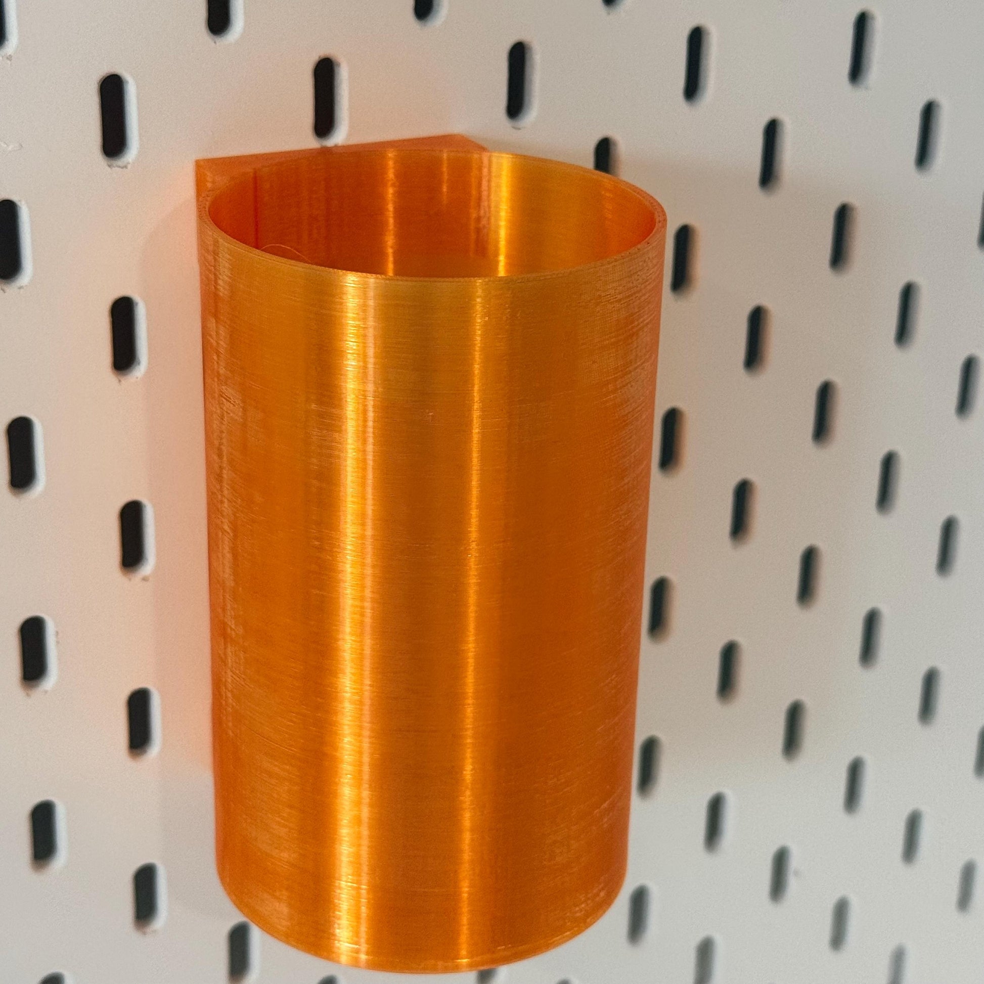 Modular Desk Storage Tubes for IKEA SKÅDIS - 3D Printed Pegboard Pen, Brush, Tool Holder - 30+ Colors