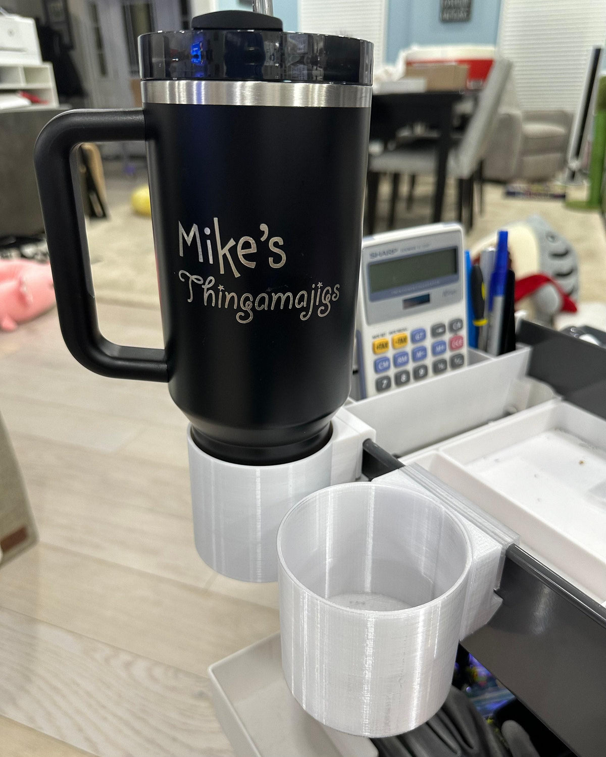 IKEA RÅSKOG Cart Tumbler Holder - Fits Stanley Quencher, YETI, Owala FreeSip, Tervis - 3D Printed Cup Holder