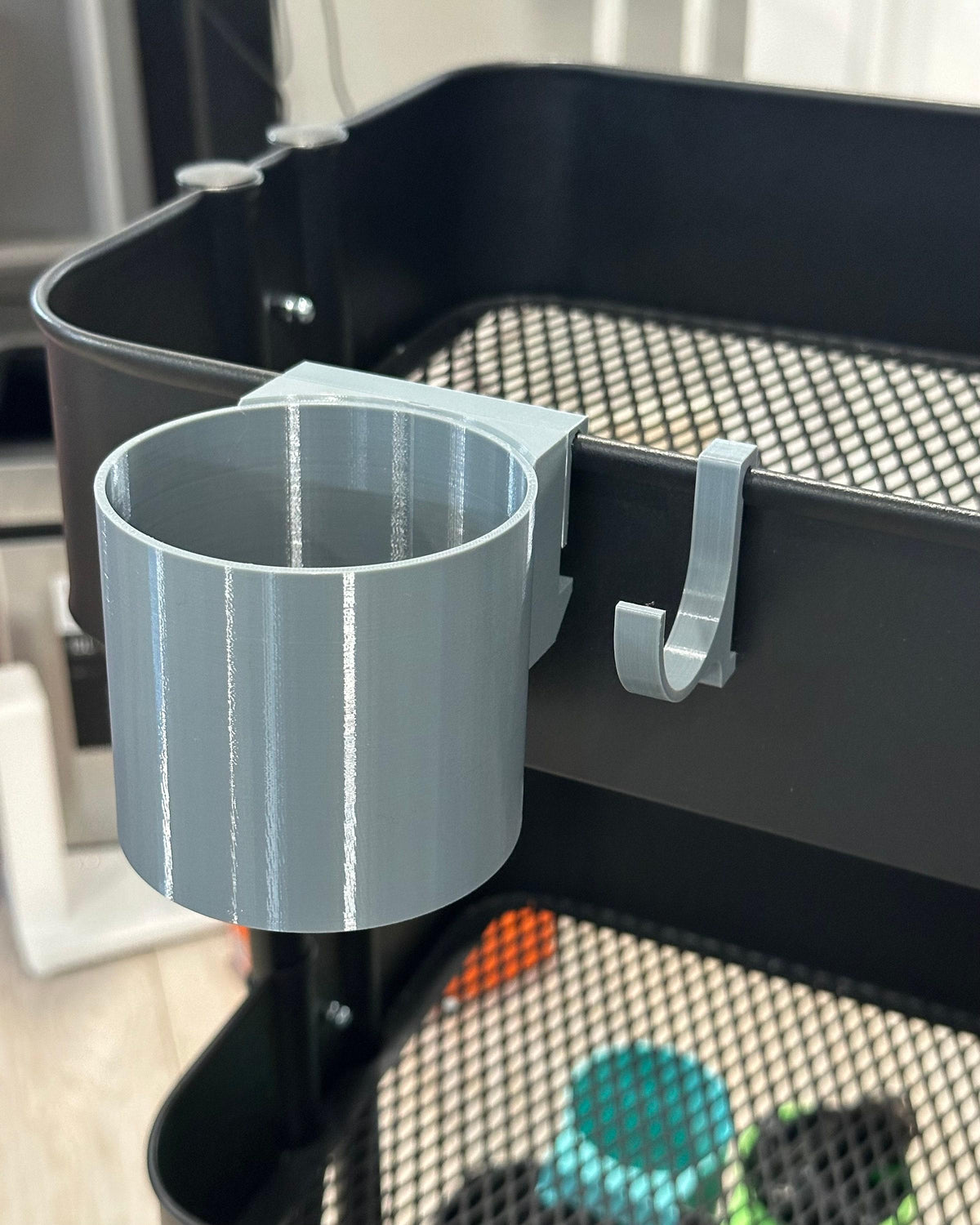 IKEA RÅSKOG Cart Tumbler Holder - Fits Stanley Quencher, YETI, Owala FreeSip, Tervis - 3D Printed Cup Holder