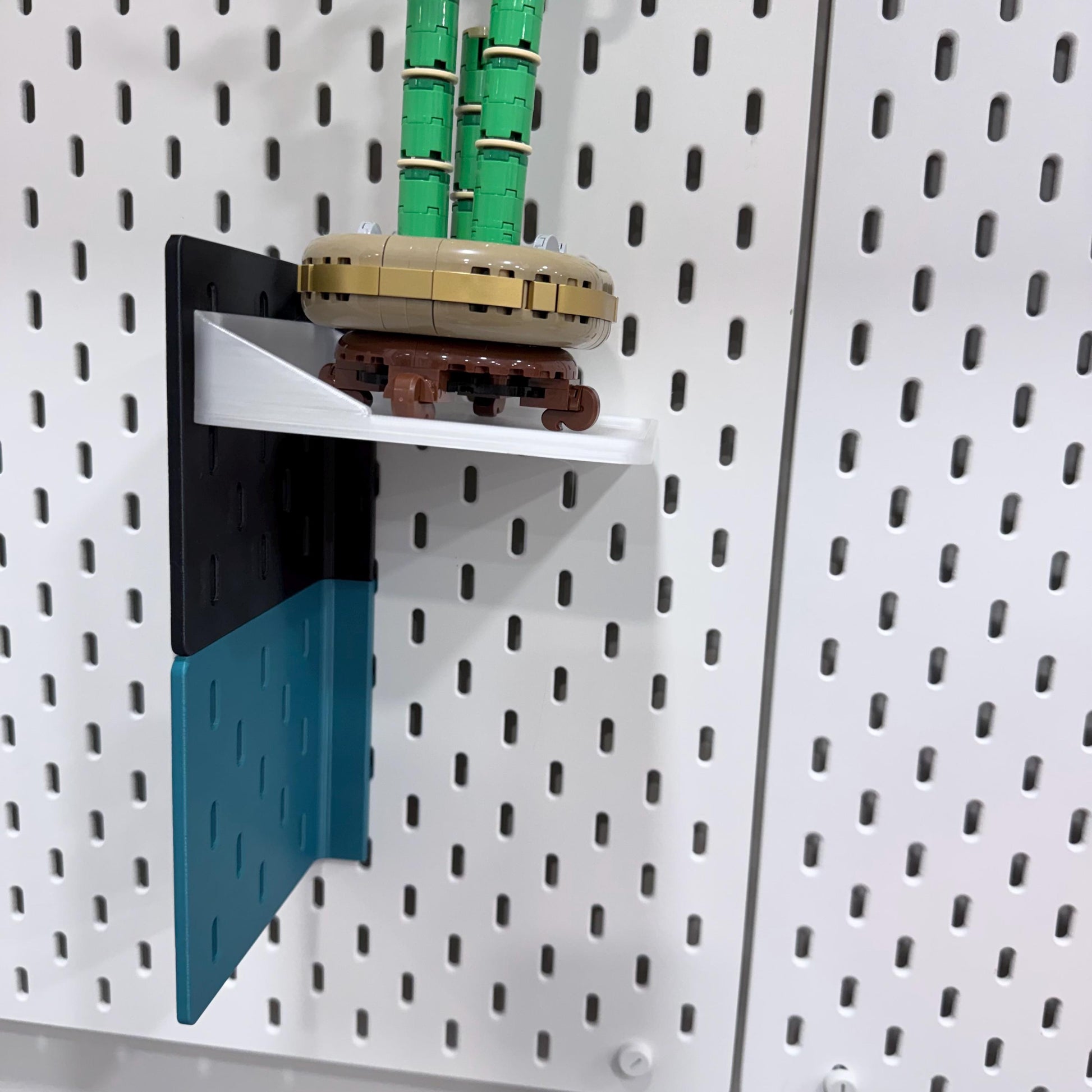 SKÅDIS Wing - Perpendicular Pegboard Extension for IKEA SKÅDIS - 90 degree Side Add-On Board - No Hardware - Small Medium Large