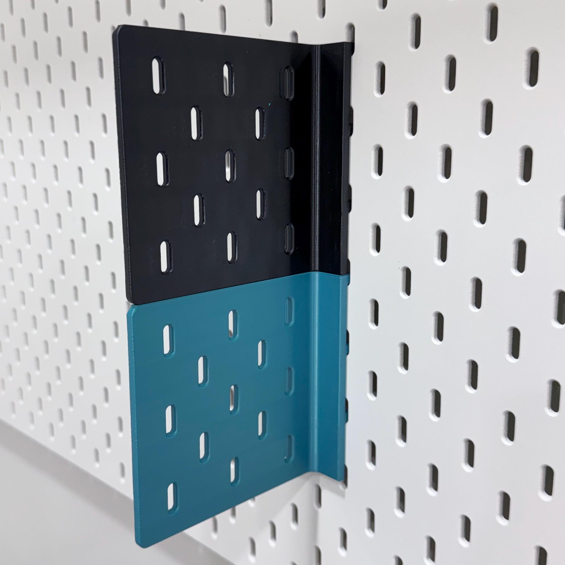 SKÅDIS Wing - Perpendicular Pegboard Extension for IKEA SKÅDIS - 90 degree Side Add-On Board - No Hardware - Small Medium Large