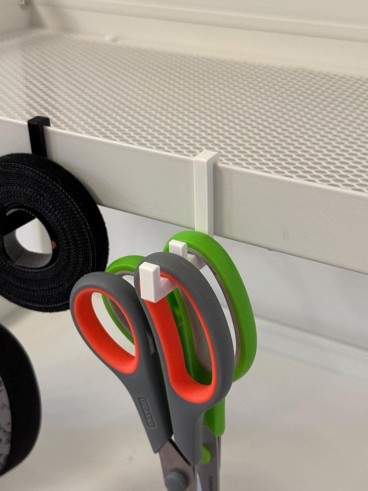 NISSAFORS Cart Hooks - 3D Printed in Small, Medium, Large + J-Style for Office, Crafts, Sewing - 30+ Colors