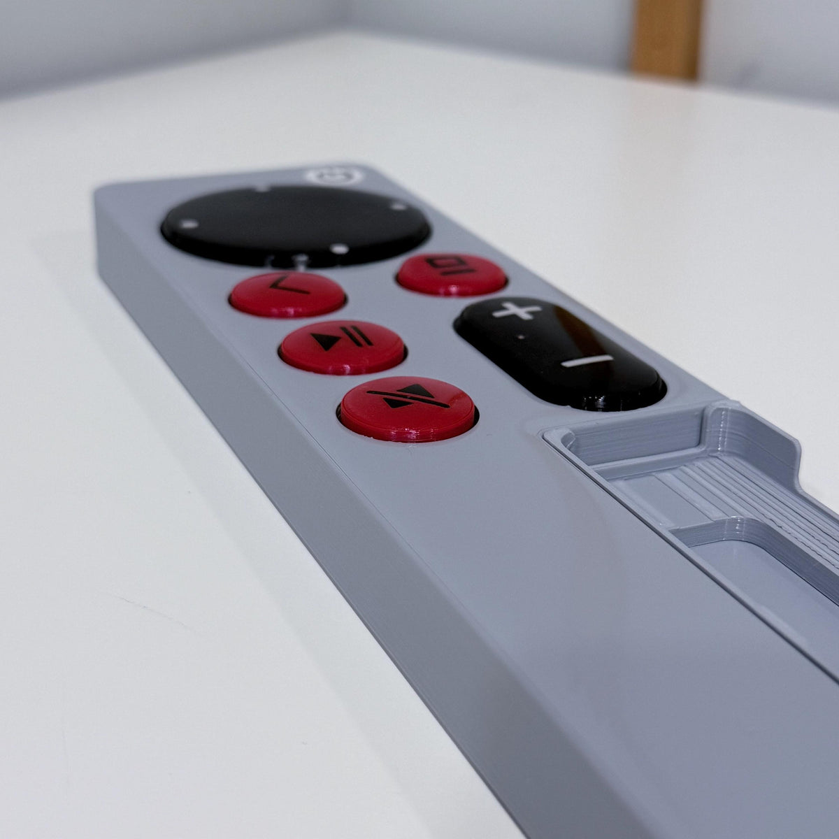 Oversized Apple TV Siri Remote Case - Fidget Buttons - 3D Printed Custom Cover - Gen 3 Compatible - 30+ Colors