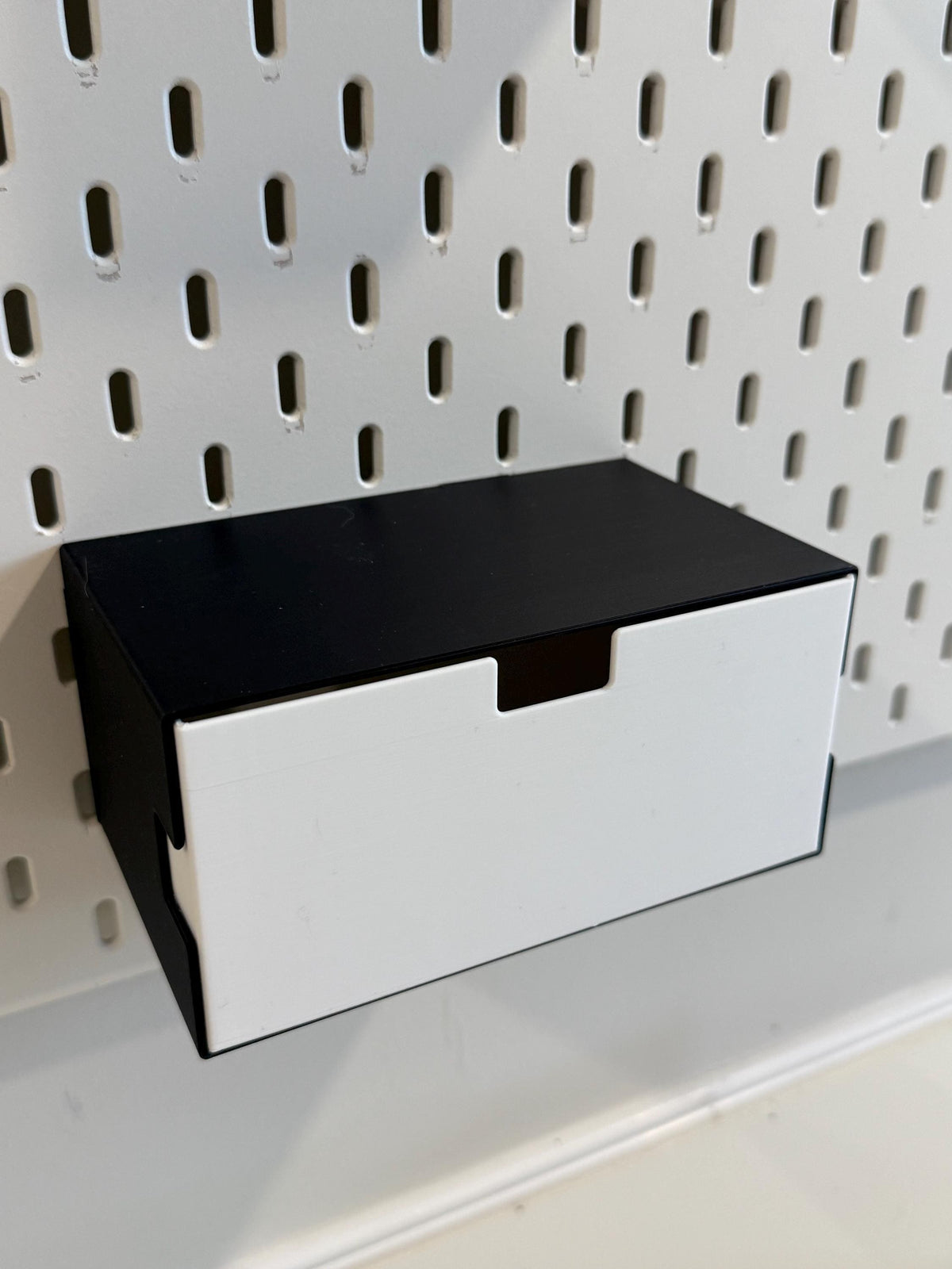 IKEA SKÅDIS Pegboard Drawers - Modular Stackable Storage Organizer - Custom Sizes & Colors - 3D Printed - 30+ Colors
