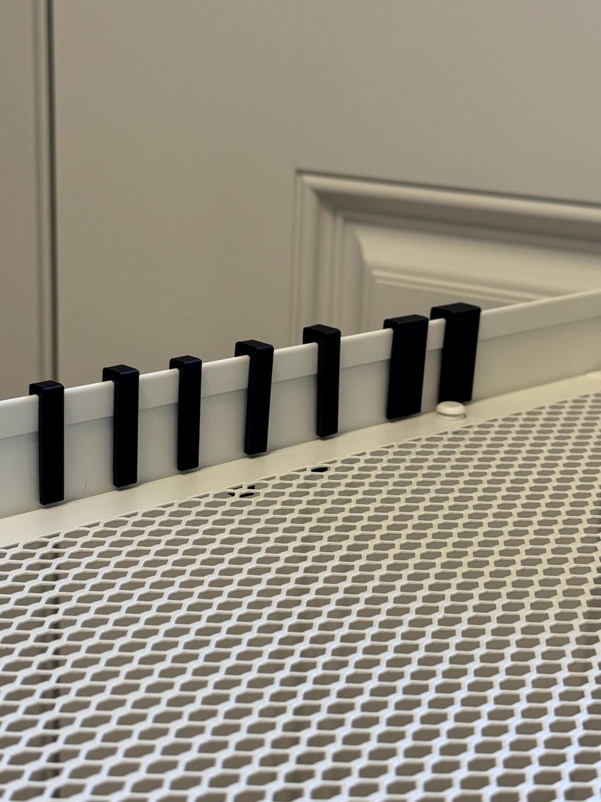 NISSAFORS Cart Hooks - 3D Printed in Small, Medium, Large + J-Style for Office, Crafts, Sewing - 30+ Colors