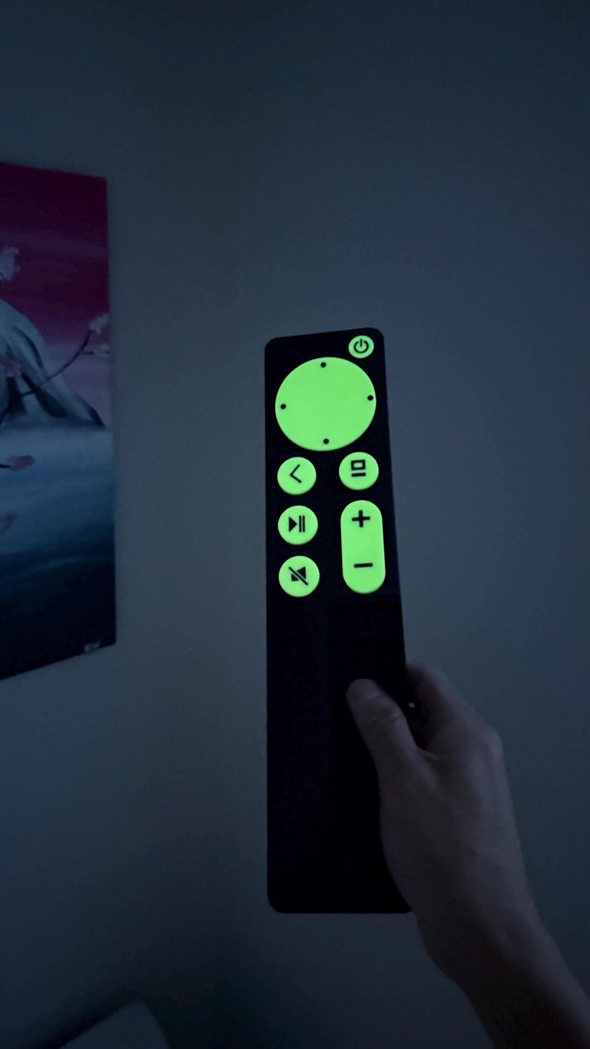 Oversized Apple TV Siri Remote Case - Fidget Buttons - 3D Printed Custom Cover - Gen 3 Compatible - 30+ Colors