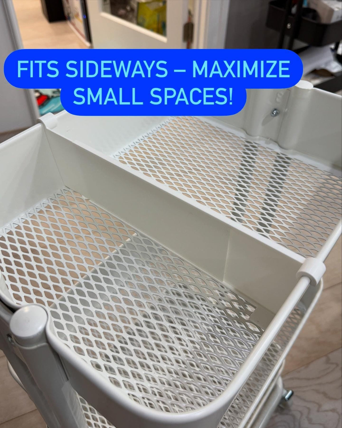 Adjustable Cart Dividers for IKEA RÅSKOG and Lexington - 3D Printed Tray Organizer for Crafts and Sewing - 30+ Colors