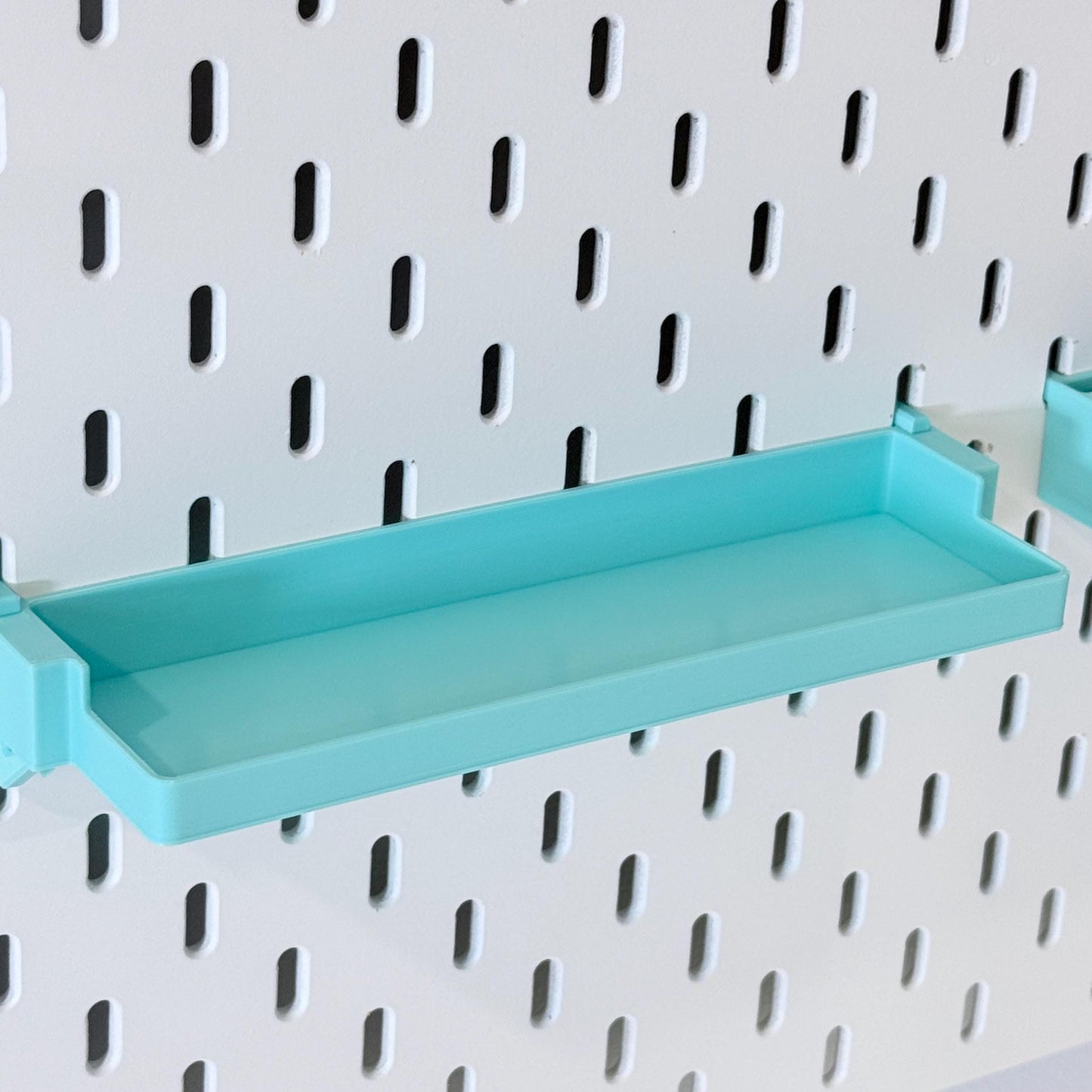 Game Console Dock Shelf for IKEA SKÅDIS Pegboard - 3D Printed Wall Mount with Mini Controller Holder - 30+ Colors