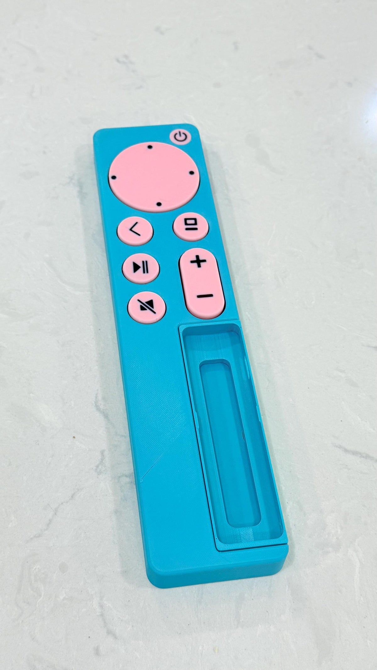 Oversized Apple TV Siri Remote Case - Fidget Buttons - 3D Printed Custom Cover - Gen 3 Compatible - 30+ Colors