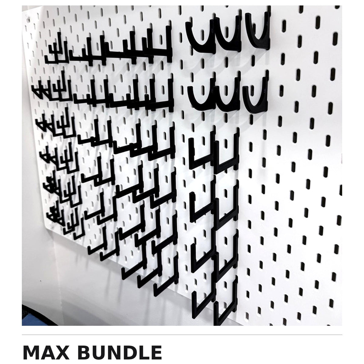Custom Pegboard Hooks for IKEA SKÅDIS & UPPSPEL | 30+ Colors and Styles