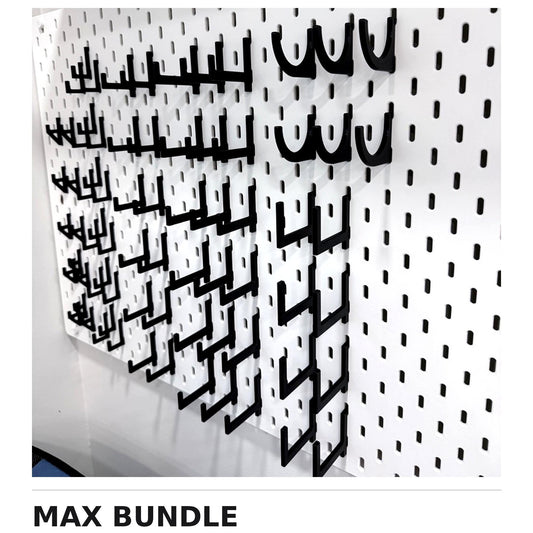 Custom Pegboard Hooks for IKEA SKÅDIS & UPPSPEL | 30+ Colors and Styles