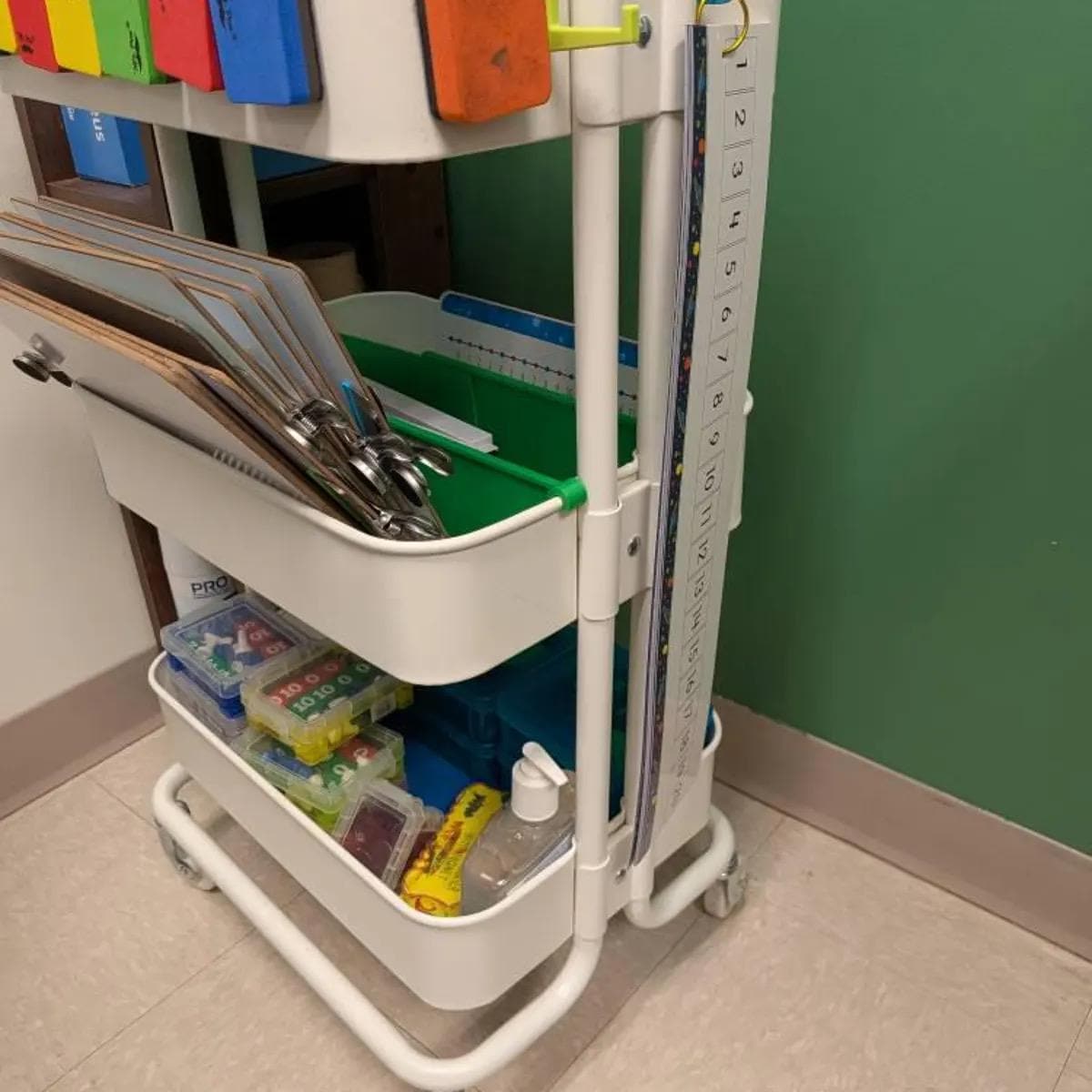 Adjustable Cart Dividers for IKEA RÅSKOG and Lexington - 3D Printed Tray Organizer for Crafts and Sewing - 30+ Colors
