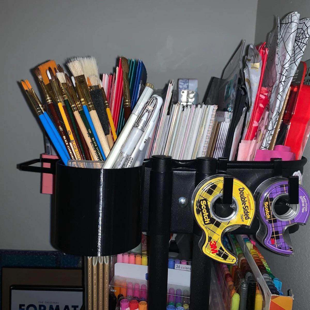 IKEA RÅSKOG Cart Tumbler Holder - Fits Stanley Quencher, YETI, Owala FreeSip, Tervis - 3D Printed Cup Holder