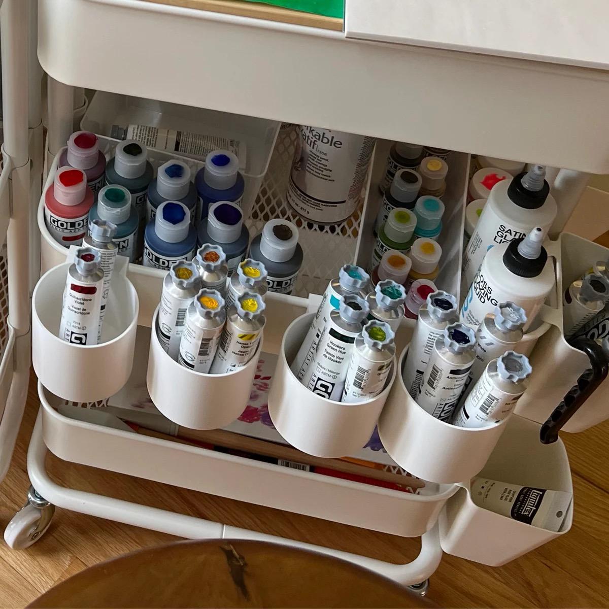 IKEA RÅSKOG Cart Tumbler Holder - Fits Stanley Quencher, YETI, Owala FreeSip, Tervis - 3D Printed Cup Holder