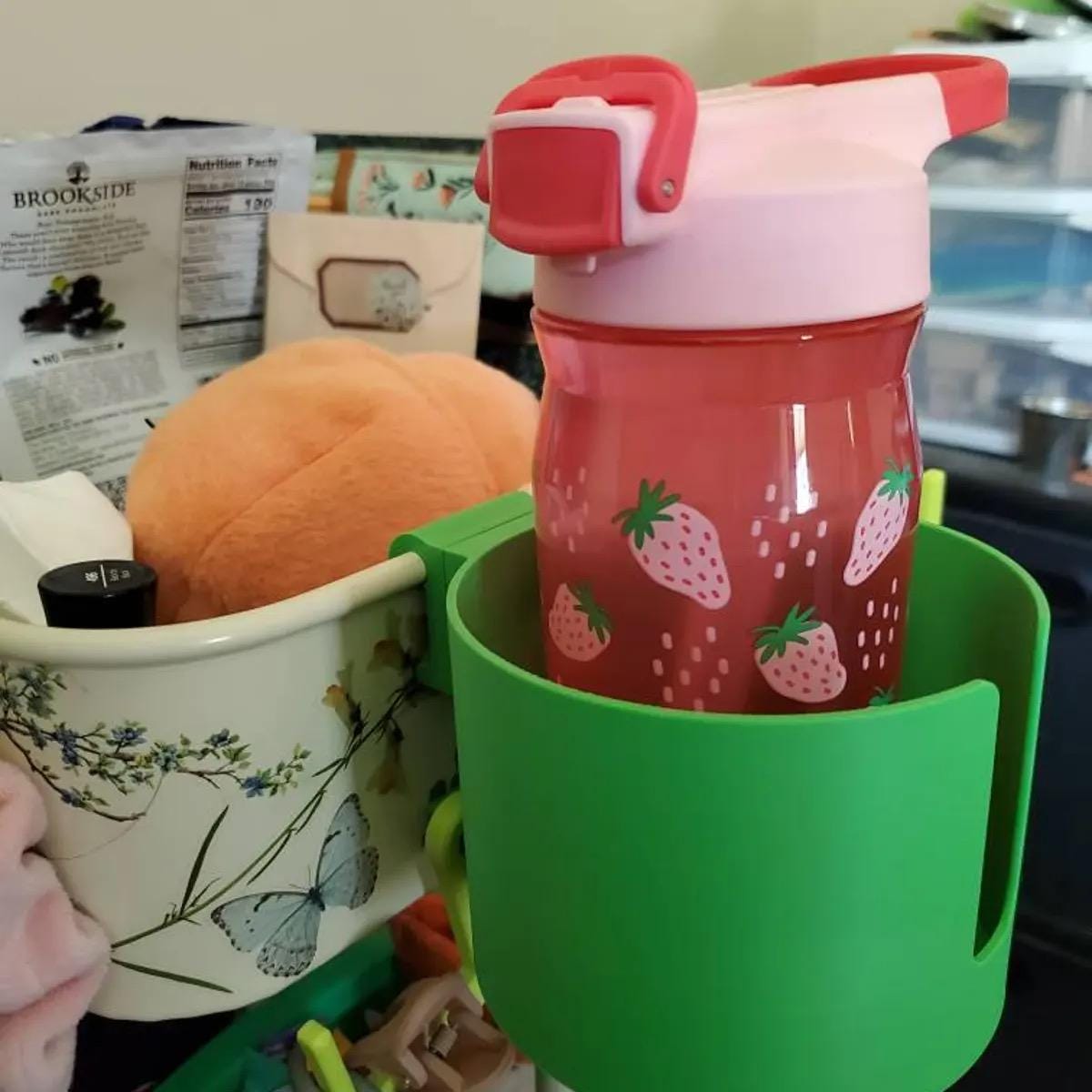 Råskog Cart Cup Holder | 3D Printed Mug Mount, 2 Sizes, 30+ Colors