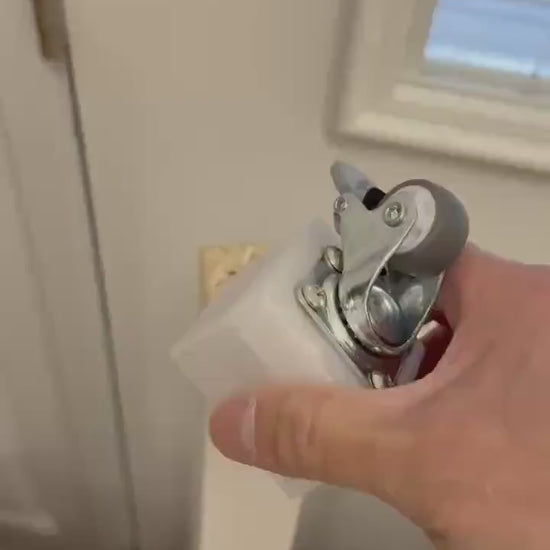 IKEA LACK Side Table Casters - 3D Printed Hollow Leg Brackets - Adds Wheels and Mobility - Hardware Only