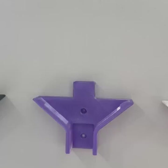 Pickleball Paddle Wall Mount - 3D Printed with Screw or Command Strip Install - Universal Paddle Fit - 30+ Colors