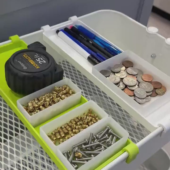 RÅSKOG Sliding Top Tray - 3D Printed Cart Organizer for Crafts, Office, Sewing - Fits 4 Cart Sizes - 30+ Colors