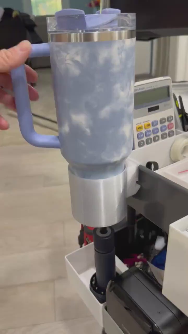 IKEA RÅSKOG Cart Tumbler Holder - Fits Stanley Quencher, YETI, Owala FreeSip, Tervis - 3D Printed Cup Holder