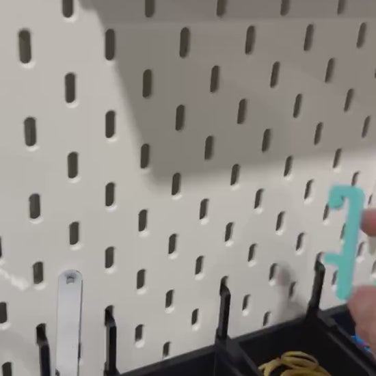 Custom Pegboard Hooks for IKEA SKÅDIS & UPPSPEL | 30+ Colors and Styles