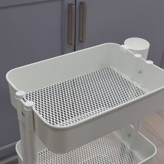 Adjustable Cart Dividers for IKEA RÅSKOG and Lexington - 3D Printed Tray Organizer for Crafts and Sewing - 30+ Colors