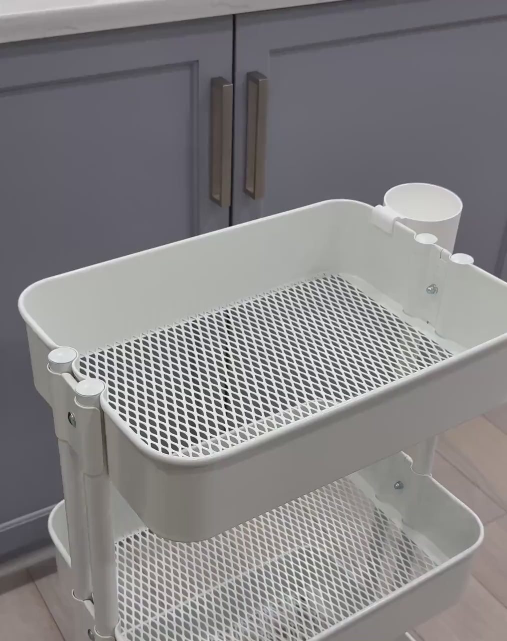 Adjustable Cart Dividers for IKEA RÅSKOG and Lexington - 3D Printed Tray Organizer for Crafts and Sewing - 30+ Colors
