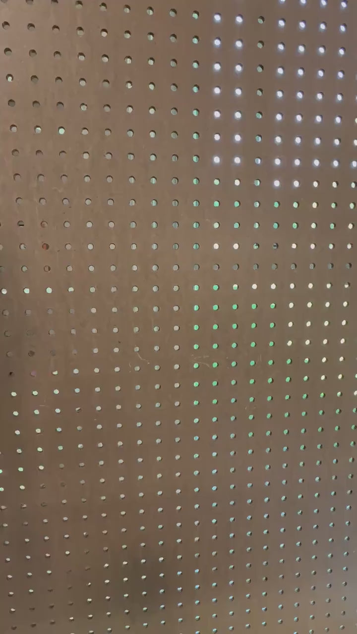 Pegboard Slanted Pencil Holder – Multiple Sizes – Open Style – 3D Printed Organizer – 30+ Colors